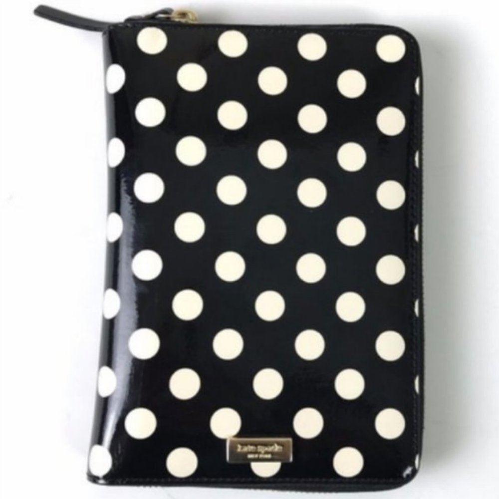 Kate Spade Black and White Polka Dot Planner
